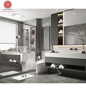 Kệ + Tủ Phòng Tắm Hiện Đại No.7