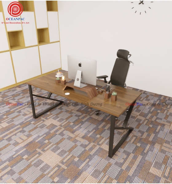 Bàn Nhân Viên K Concept Chân Sắt Hộp Sơn Tĩnh Điện.