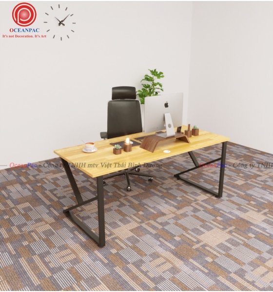 Bàn Nhân Viên K Concept Chân Sắt Hộp Sơn Tĩnh Điện.
