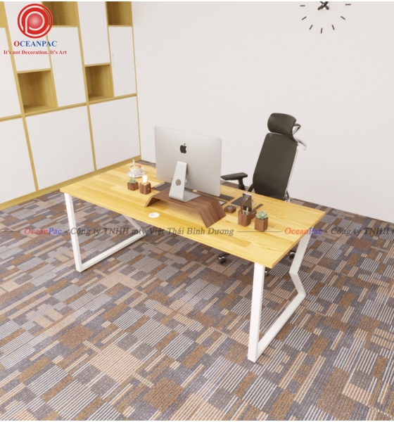 Bàn Nhân Viên M Concept Chân Sắt Hộp Sơn Tĩnh Điện.