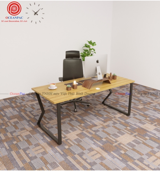 Bàn Nhân Viên M Concept Chân Sắt Hộp Sơn Tĩnh Điện.