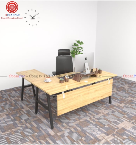Bàn Quản Lý A Concept Chân Chữ A Sắt Hộp Sơn Tĩnh Điện. 