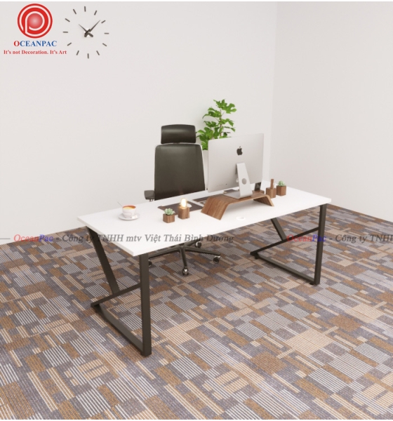 Bàn Nhân Viên K Concept   Chân Sắt Hộp Sơn Tĩnh Điện. 